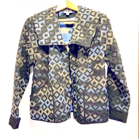 ☀️ Vintage Inspired Boiled Wool Unique Jacket - Picture 3 of 12